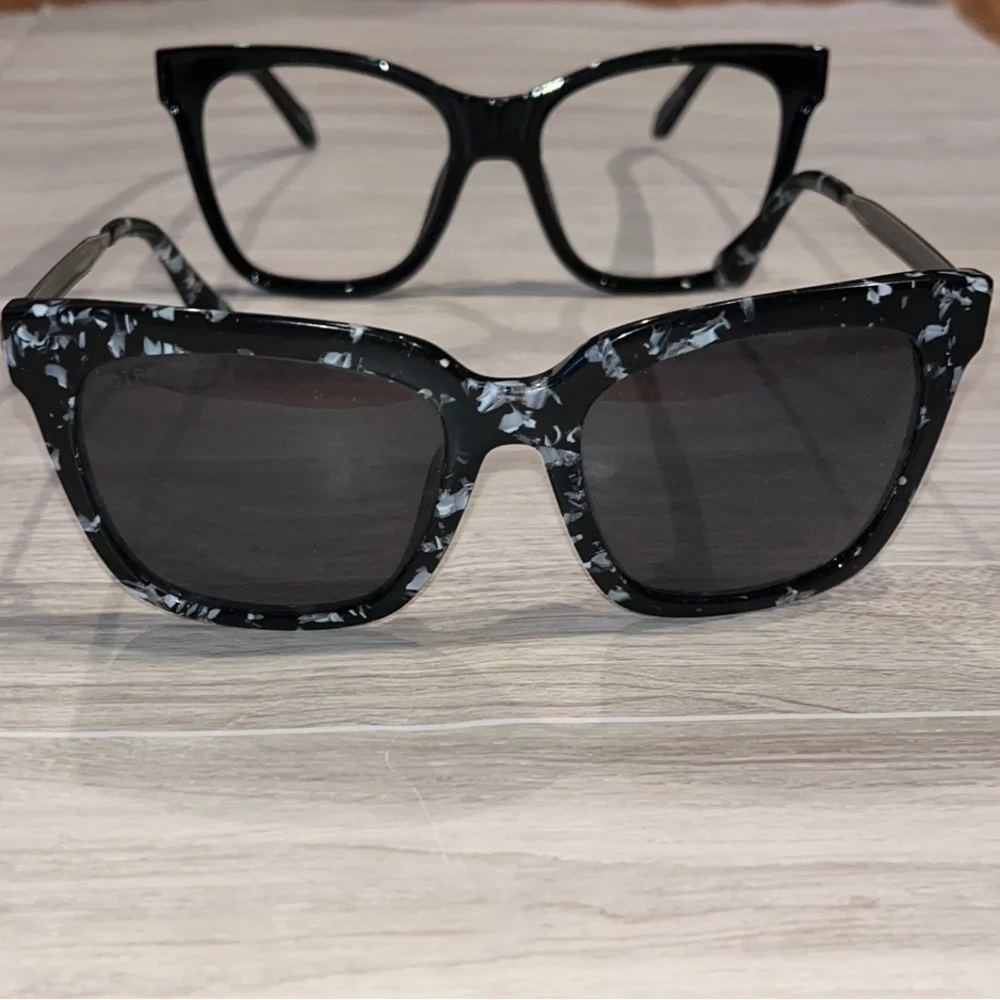 Diff eyewear BELLA polarized sunglasses & Quay after party frames